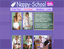 Tablet Screenshot of nappy-school.com